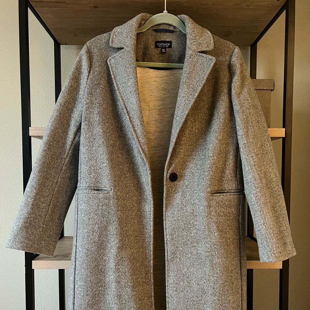 Topshop peacoat